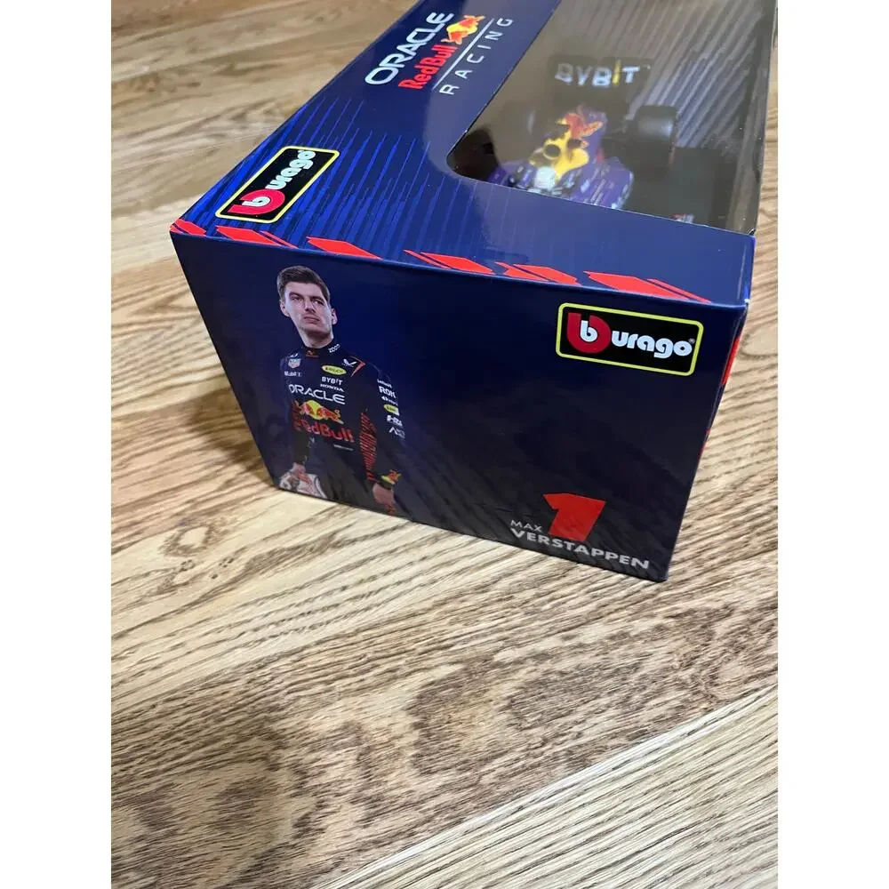 1:18 BBurago F1 Max Verstappen #1 Oracle Red Bull Racing RB19 2023 Las Vegas GP